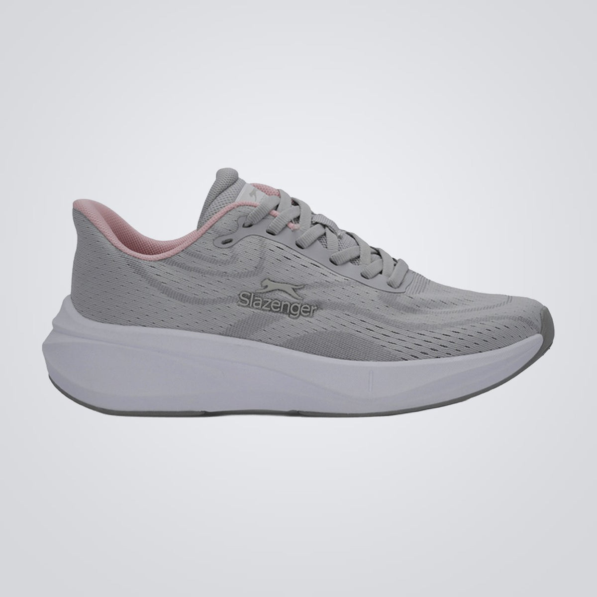 Slazenger Wise women's sneaker in grey and pink