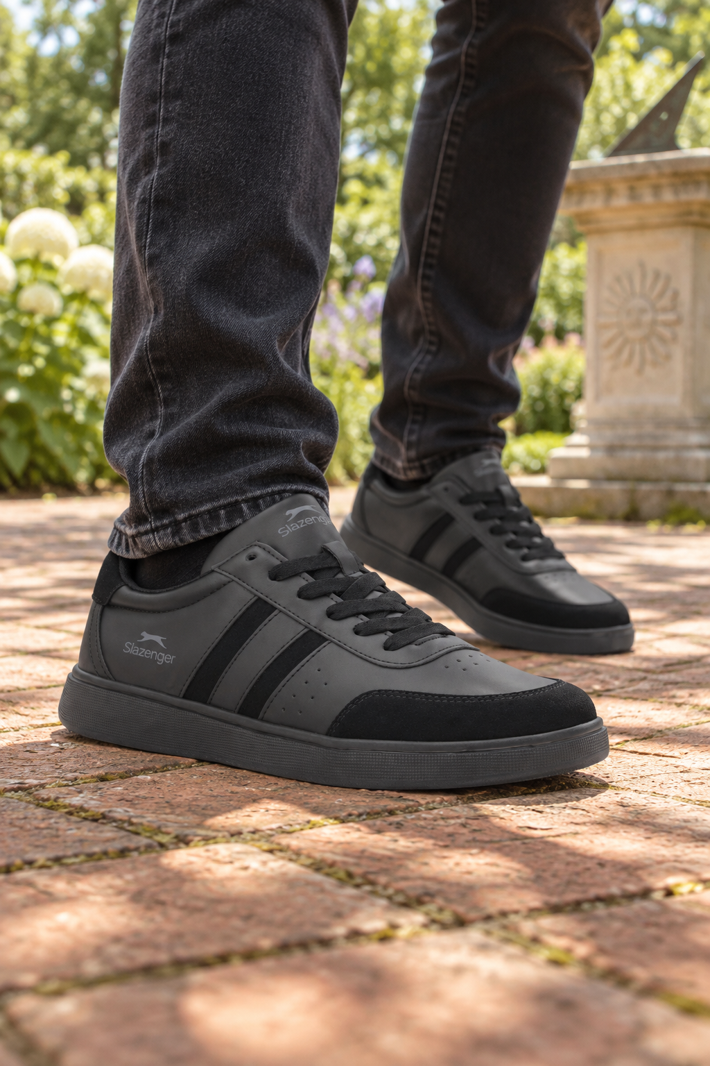 Zapatillas Slazenger Dallas — Negro (hombre), en los pies