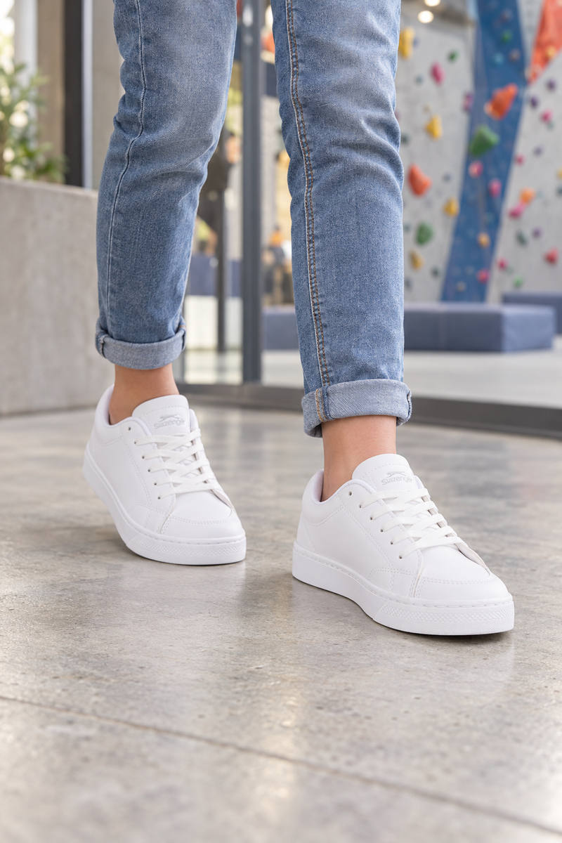 Zapatillas Slazenger Foster — Blanco (junior), en los pies