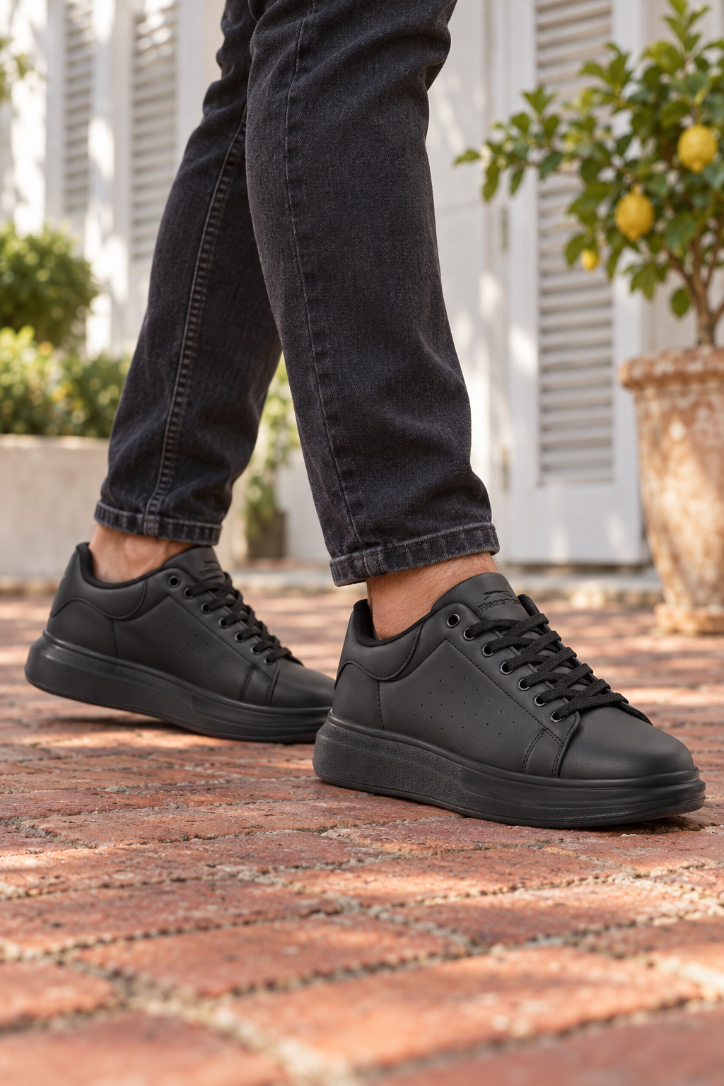 Zapatillas Slazenger Phantom — Negro (hombre), en los pies