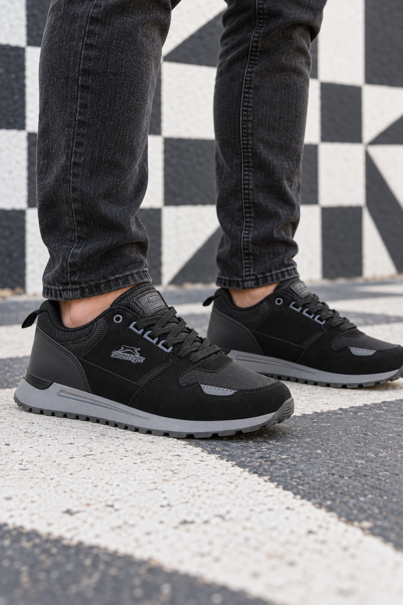 Zapatillas Slazenger Preston — Negro (hombre), en los pies