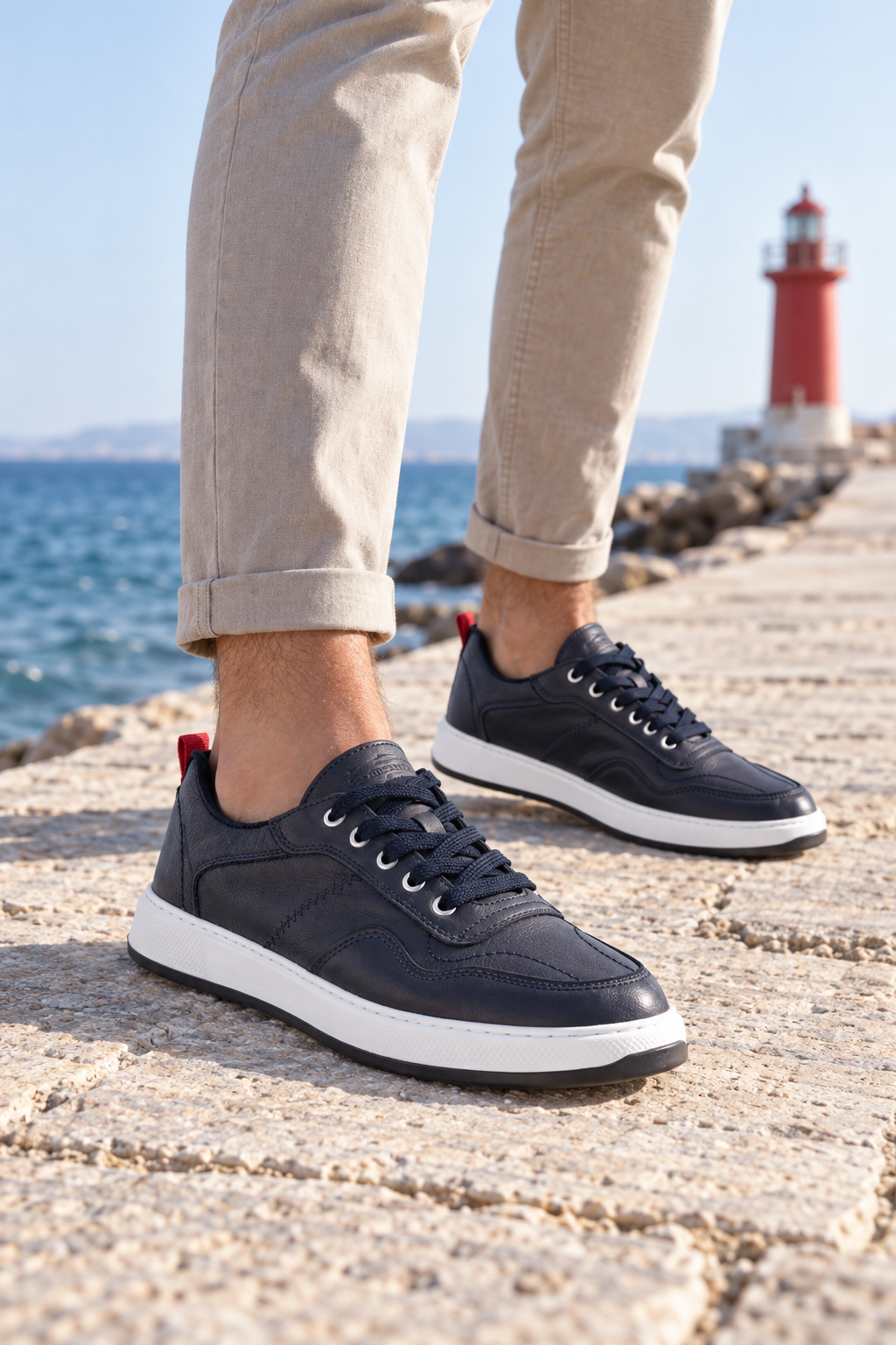 Zapatillas Slazenger Sosa — Azul marino (hombre), en los pies