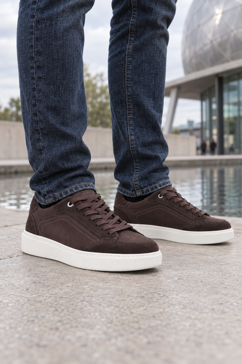 Zapatillas Slazenger Spino — Marrón (hombre), en los pies