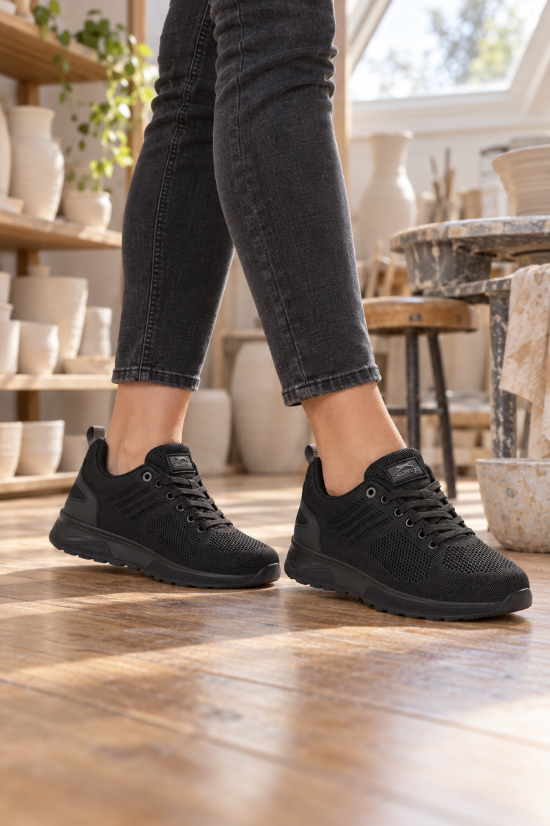 Zapatillas Slazenger Trips — Negro (mujer), en los pies